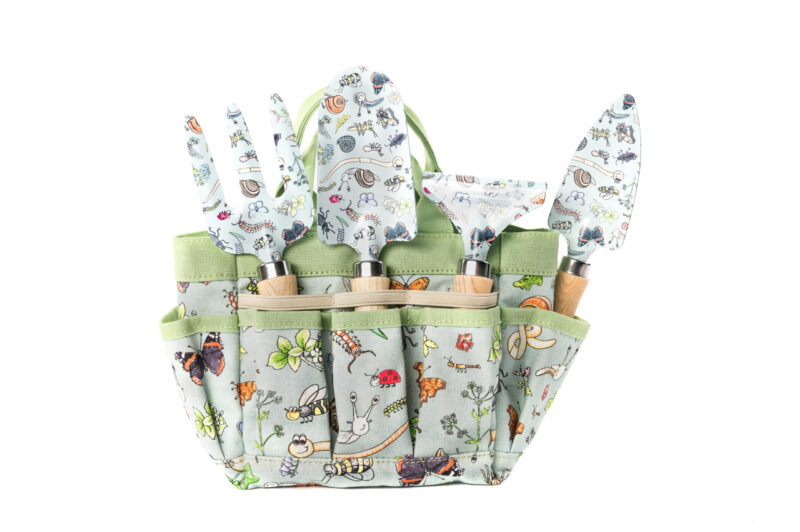 Emma Lawrence Little Nature Explorers Childrens Gardening Tool Gift Set - Green Trim - Image 9