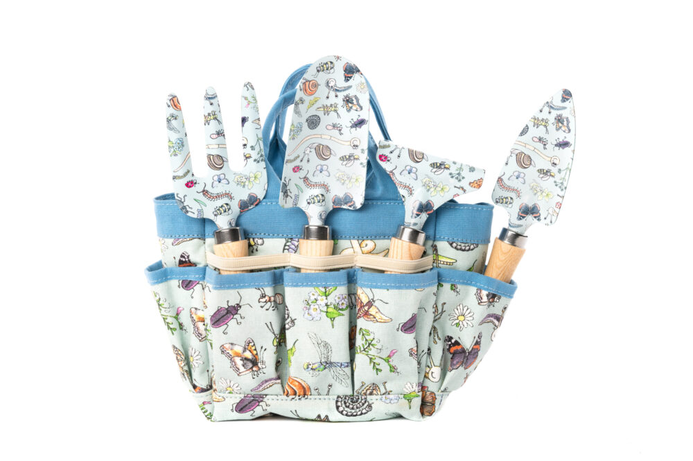 Emma Lawrence Little Nature Explorers Childrens Gardening Tool Gift Set - Blue Trim - Image 11
