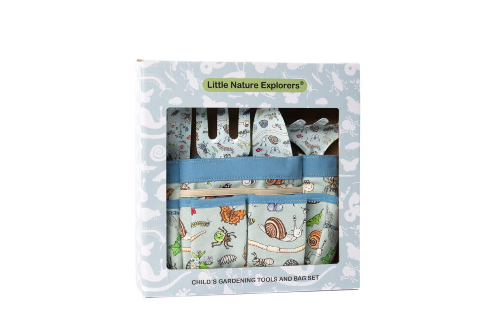 Emma Lawrence Little Nature Explorers Childrens Gardening Tool Gift Set - Blue Trim - Image 10