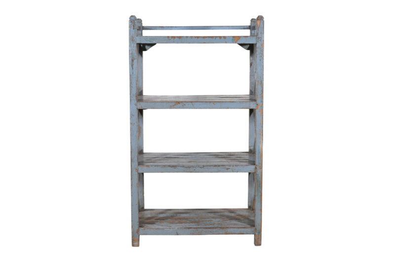 Antique Indian Teak Wood Kitchen Storage Rack - Image 3