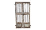 Antique Indian Teak Wood Jali Shutter Doors