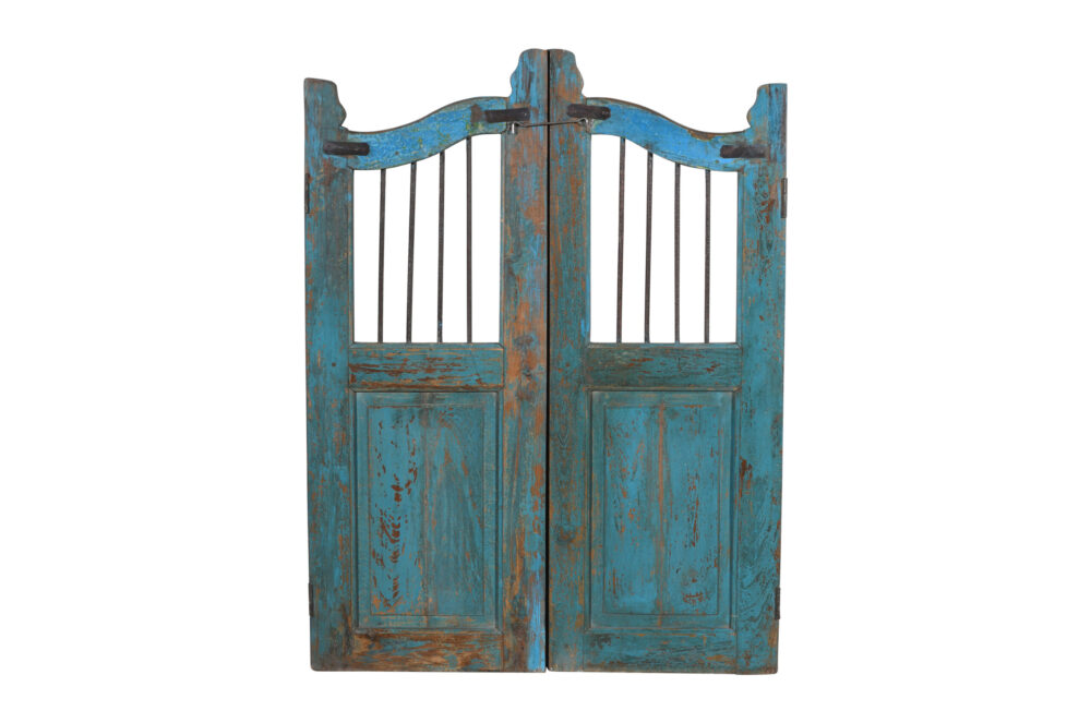 Antique Indian Teak Wood Dog Gate