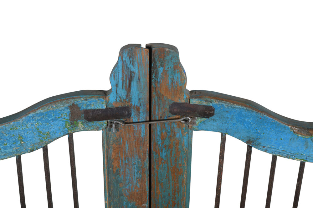 Antique Indian Teak Wood Dog Gate - Image 2