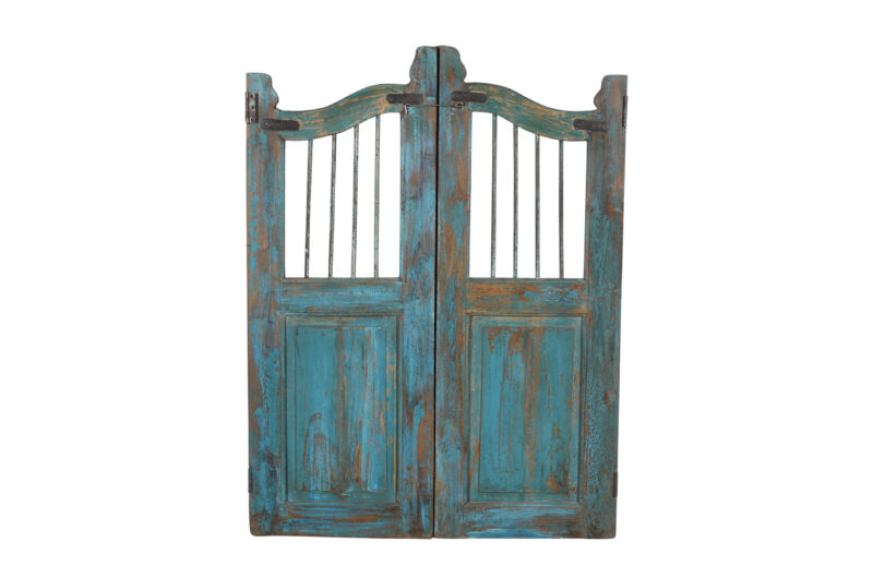 Antique Indian Teak Wood Dog Gate