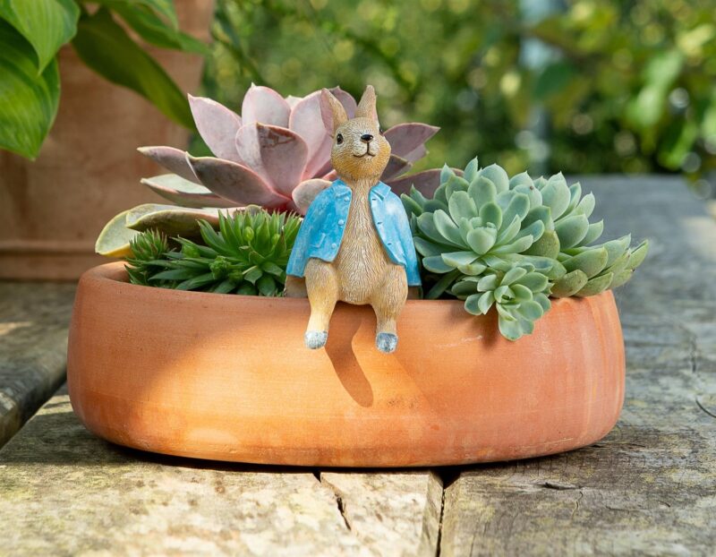 Beatrix Potter Peter Rabbit Sitting Plant Pot Hanger - Image 2