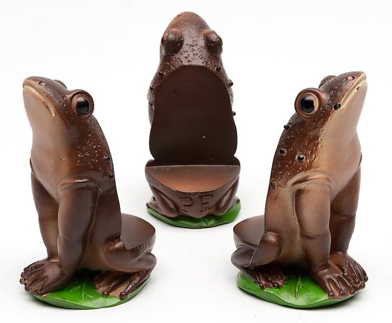 Brown Toad Plant Pot Feet - Set of 3