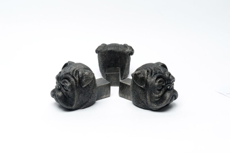 Pug Head Plant Pot Feet - Set of 3 - Image 4