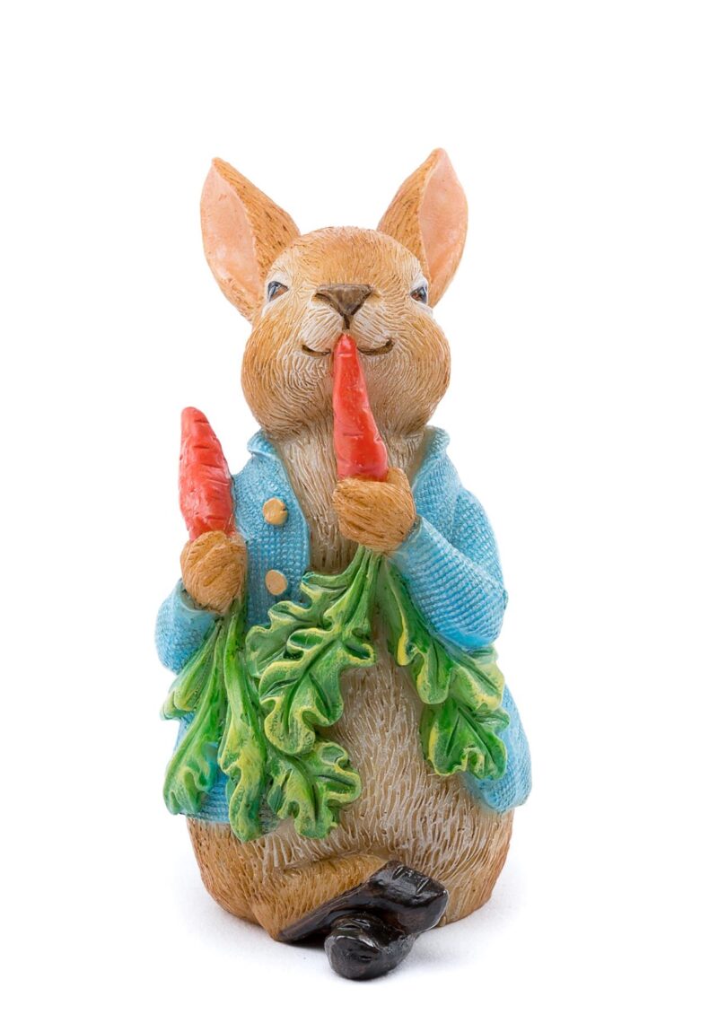 Beatrix Potter Peter Rabbit Eating Radishes Cane or Stake Topper - Image 8