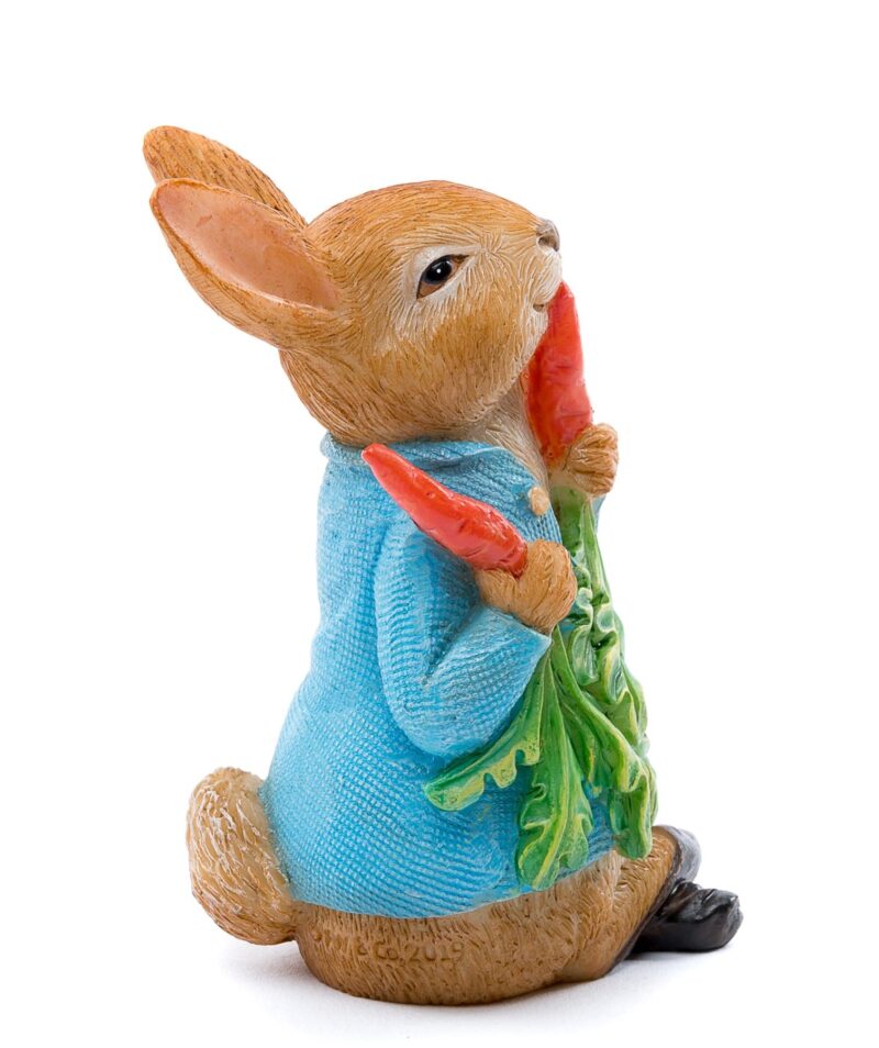 Beatrix Potter Peter Rabbit Eating Radishes Cane or Stake Topper - Image 7