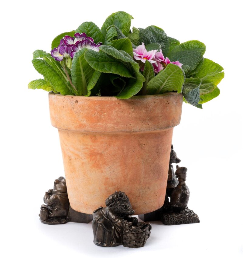 Beatrix Potter Jemima Puddle-Duck And Friends Plant Pot Feet - Set of 3 - Jemima & Mr. Tod, Mrs. Tiggy-Winkle and Mr. Jeremy Fisher - Image 7