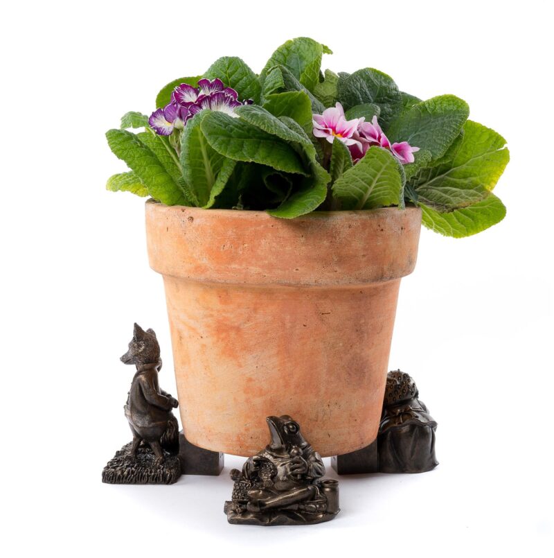 Beatrix Potter Jemima Puddle-Duck And Friends Plant Pot Feet - Set of 3 - Jemima & Mr. Tod, Mrs. Tiggy-Winkle and Mr. Jeremy Fisher - Image 4