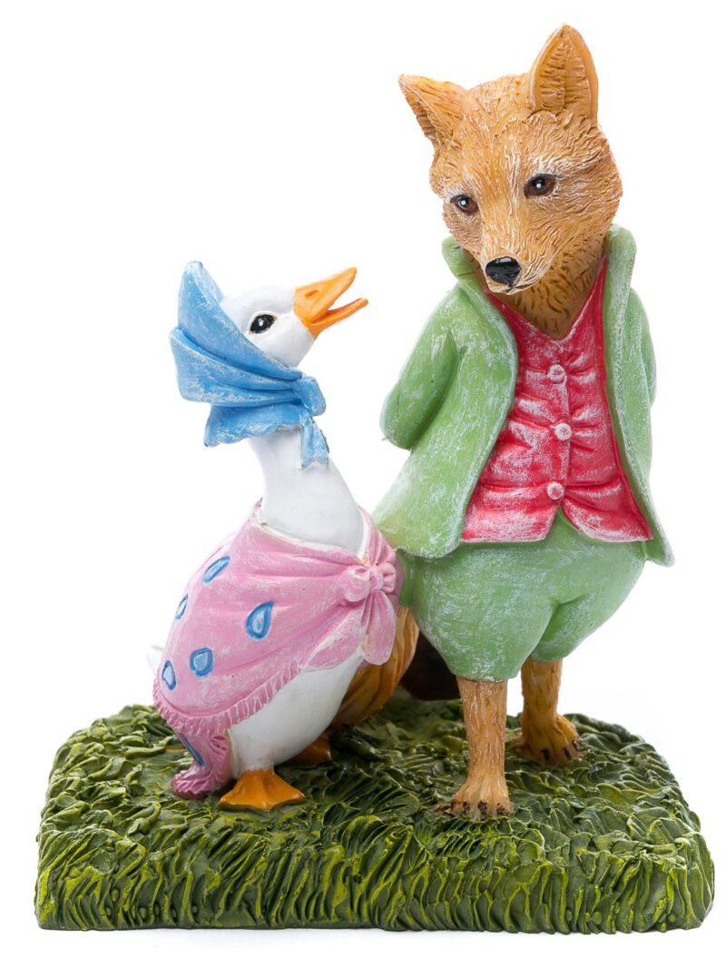 Beatrix Potter Jemima Puddle-Duck And Friends Plant Pot Feet - Set of 3 - Jemima & Mr. Tod, Mrs. Tiggy-Winkle and Mr. Jeremy Fisher - Image 2