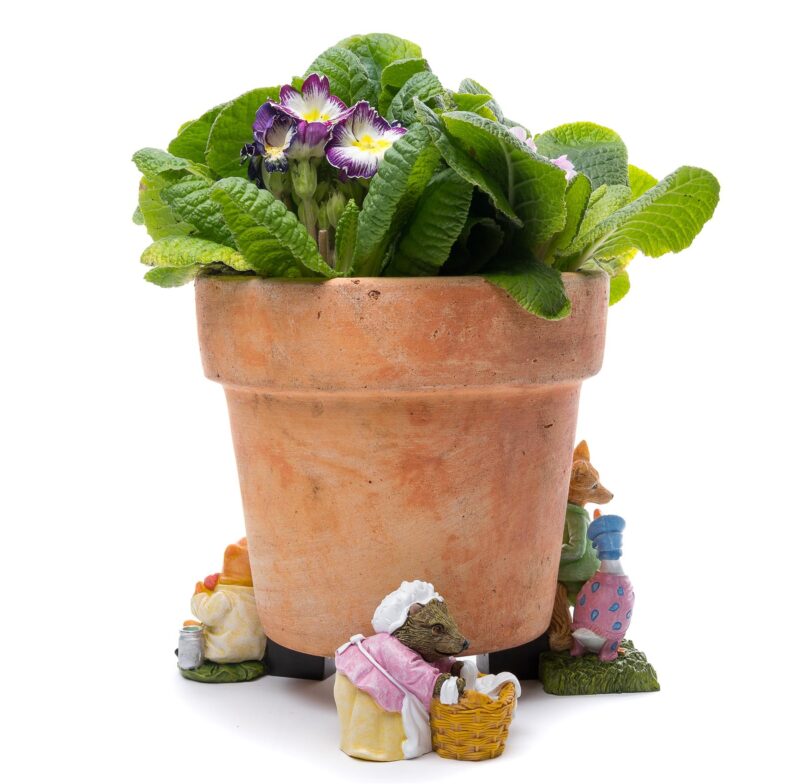 Beatrix Potter Jemima Puddle-Duck And Friends Plant Pot Feet - Set of 3 - Jemima & Mr. Tod, Mrs. Tiggy-Winkle and Mr. Jeremy Fisher - Image 3