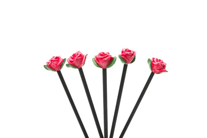 Roses Diffuser Decor Reed Diffuser Decoration - Set of 5 - Image 4