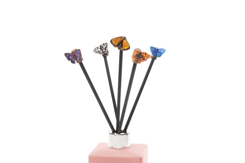 British Butterflies Diffuser Decor Reed Diffuser Decoration - Set of 5 - Image 4