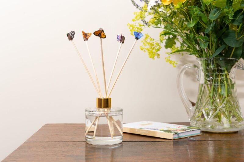 British Butterflies Diffuser Decor Reed Diffuser Decoration - Set of 5