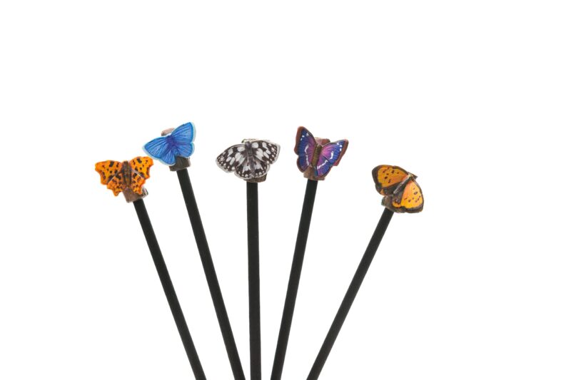 British Butterflies Diffuser Decor Reed Diffuser Decoration - Set of 5 - Image 3