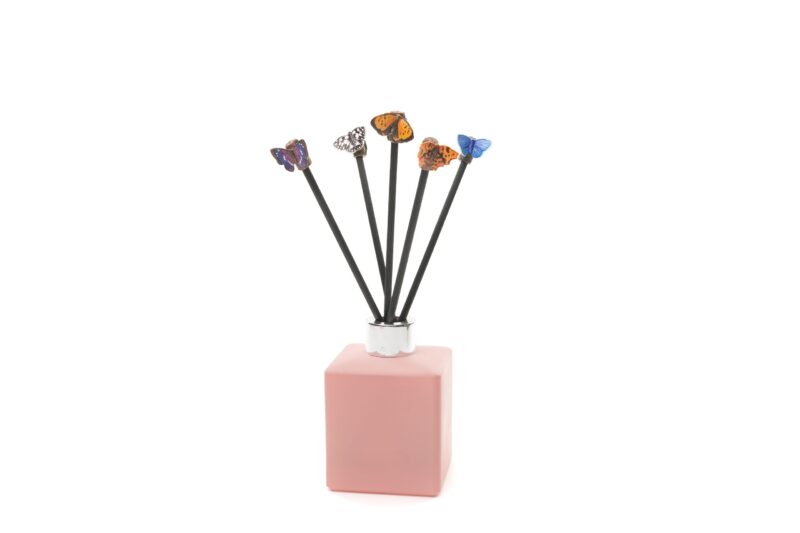 British Butterflies Diffuser Decor Reed Diffuser Decoration - Set of 5 - Image 2