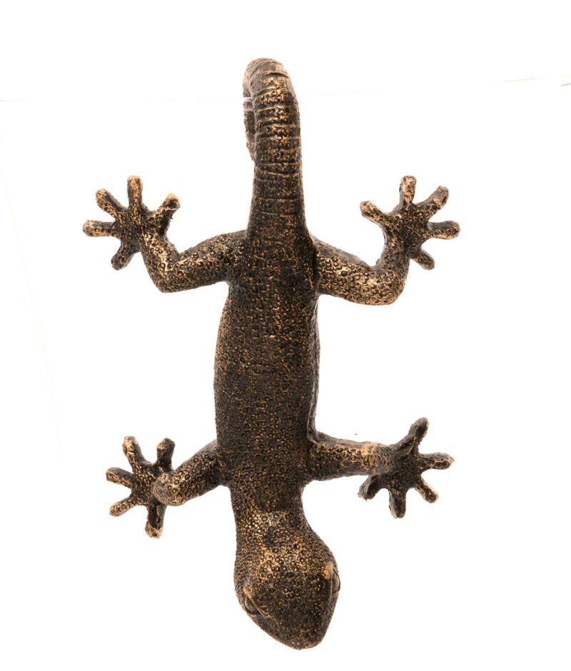 Antique Bronze Coloured Gecko Pot Buddy Plant Pot Hanger - Image 15