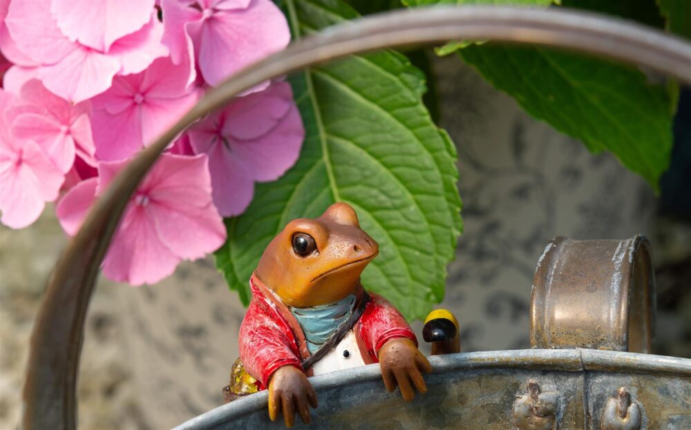 Beatrix Potter Mr. Jeremy Fisher Plant Pot Hanger - Image 4