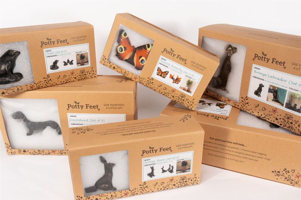 Border Terrier Plant Pot Feet - Set of 3 - Image 8