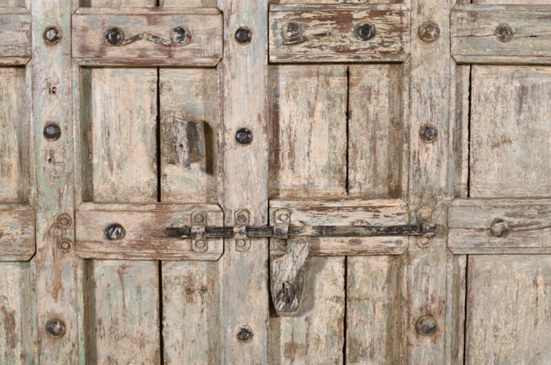 Antique Indian Teak Wood Door - Image 3