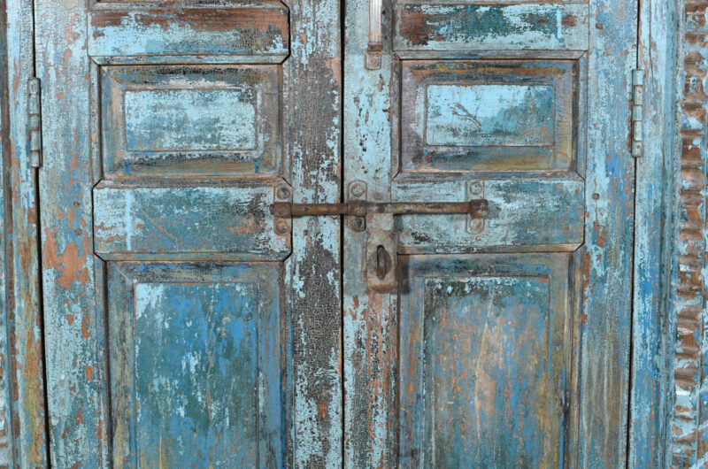 Antique Indian Teak Wood Door - Image 3