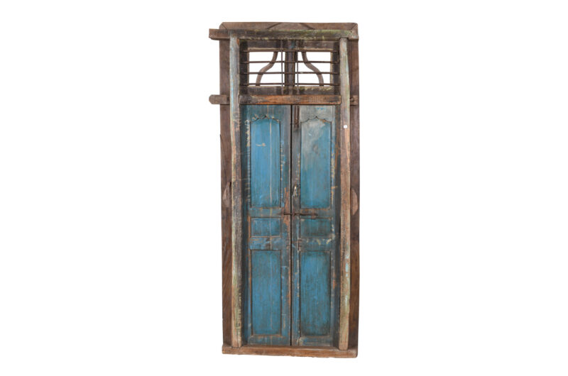 Antique Indian Teak Wood Door - Image 2