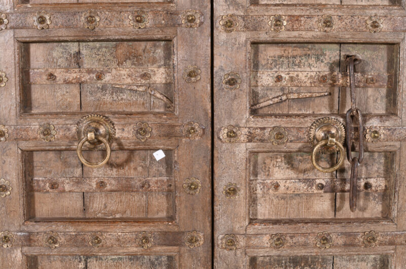 Antique Indian Teak Wood Door - Image 3