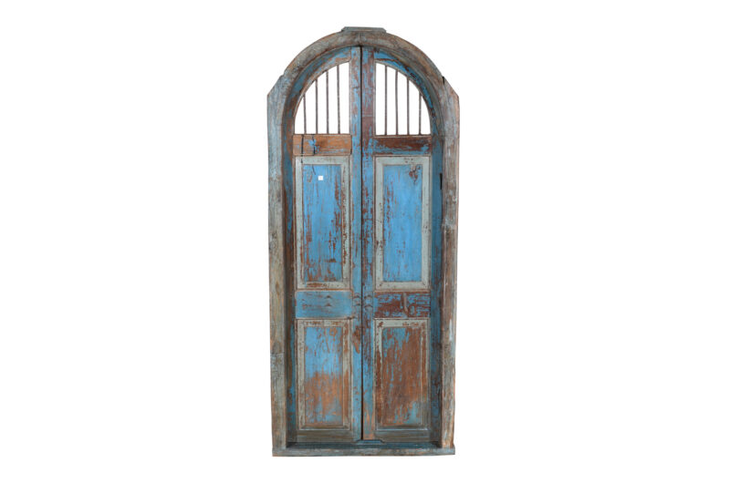 Antique Indian Teak Wood Door - Image 2