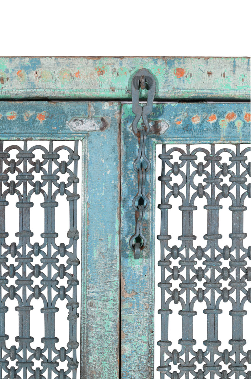 Antique Indian Teak Wood Jali Door - Image 3