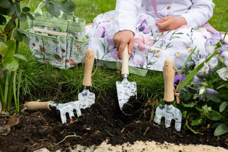 Childs Garden Tool Set with Tool Bag