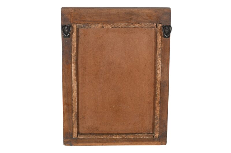 Vintage Indian Reclaimed Teak Wood Wall Mirrors - Image 2