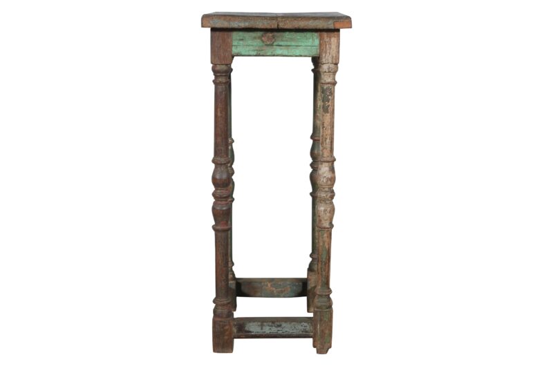 Antique Indian Teak Wood Stool