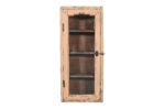 Antique Indian Teak Wood Spice Or Medicine Cabinet