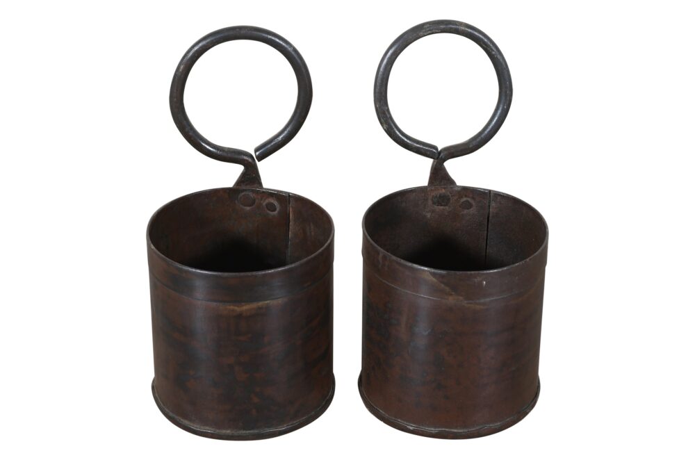 Vintage Indian Iron Desk Tidy Or Planter - Single - Image 3