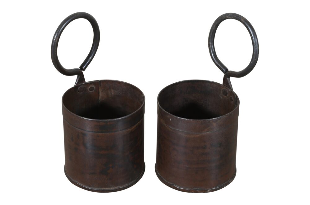 Vintage Indian Iron Desk Tidy Or Planter - Single - Image 6