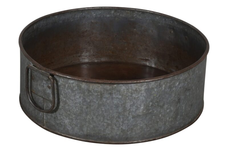 Vintage Heavyweight Indian Iron Cooking And General Kitchen Pot - Image 2