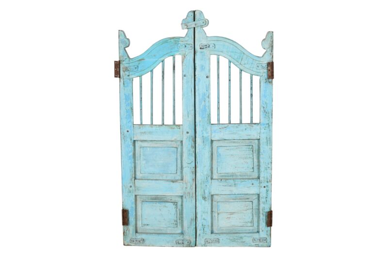 Antique Indian Teak Wood Garden Dog Gates