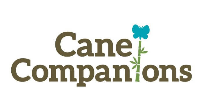 Cane Companions on garden and plant can support. Protects your eyes.