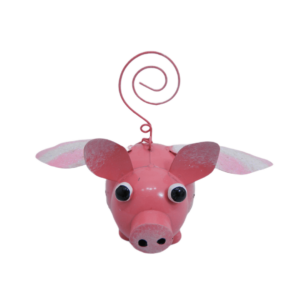 Indoor Display of Flying Pig Tealight Holder