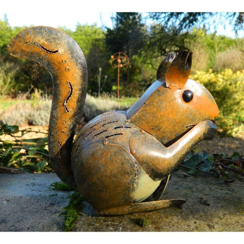 Squirrel Tealight Holder - Indoor & Outdoor Decor - Image 5