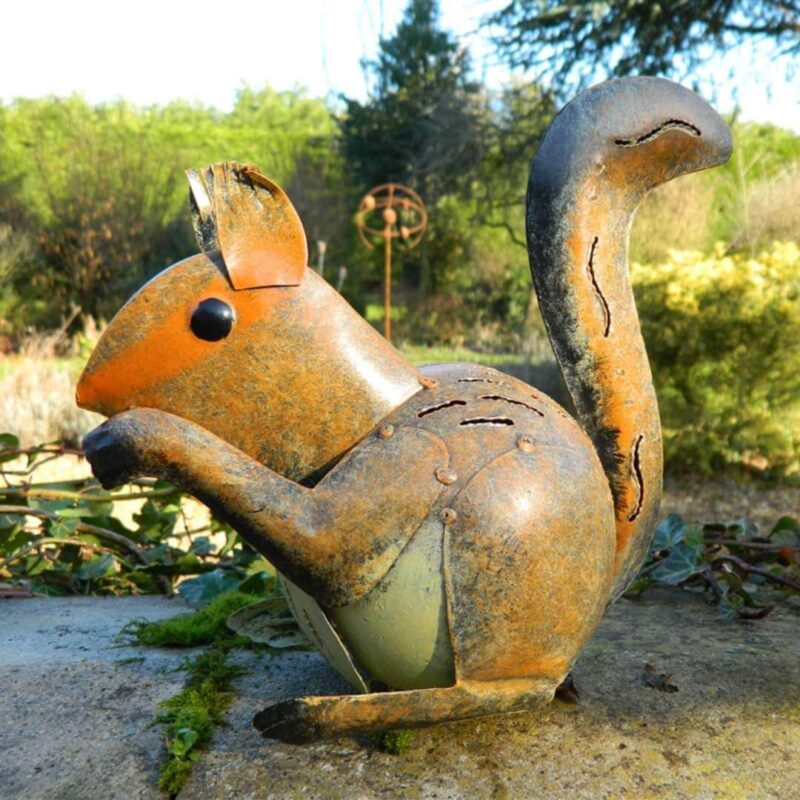 Squirrel Tealight Holder - Indoor & Outdoor Decor - Image 2