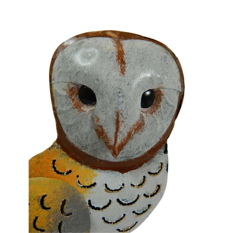 Elegant Barn Owl Tealight Holder - Image 2