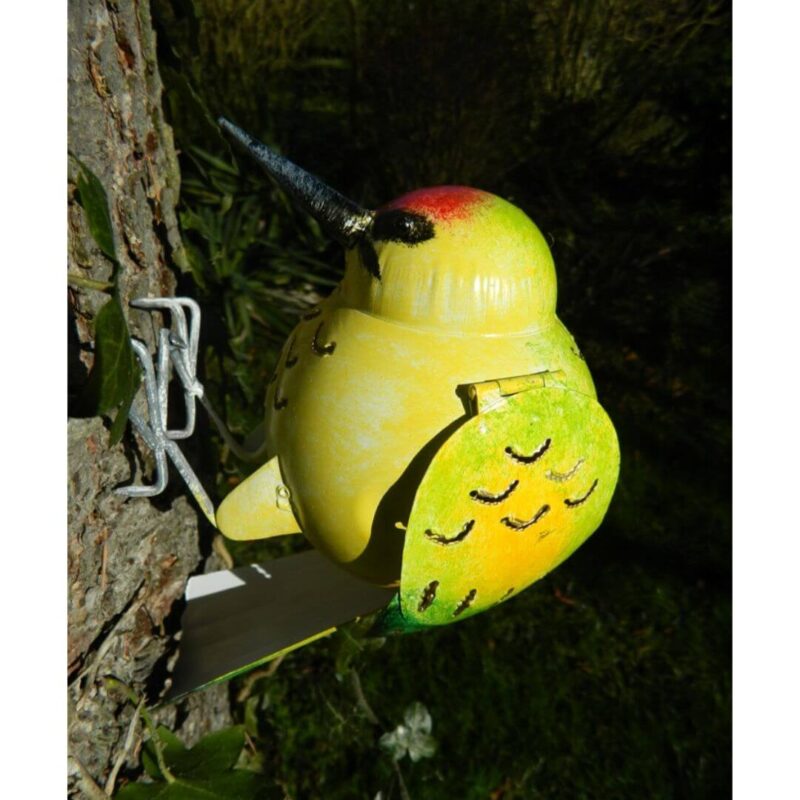 Green Woodpecker Wall Tealight Holder - Image 6