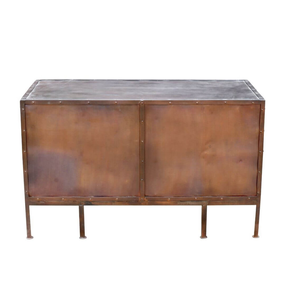 Rare Antique Indian Iron Industrial Desk - Restored 1930s Mill Desk - Image 4