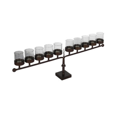 Indian-Iron-Tealight-Candelabra-10-Arms